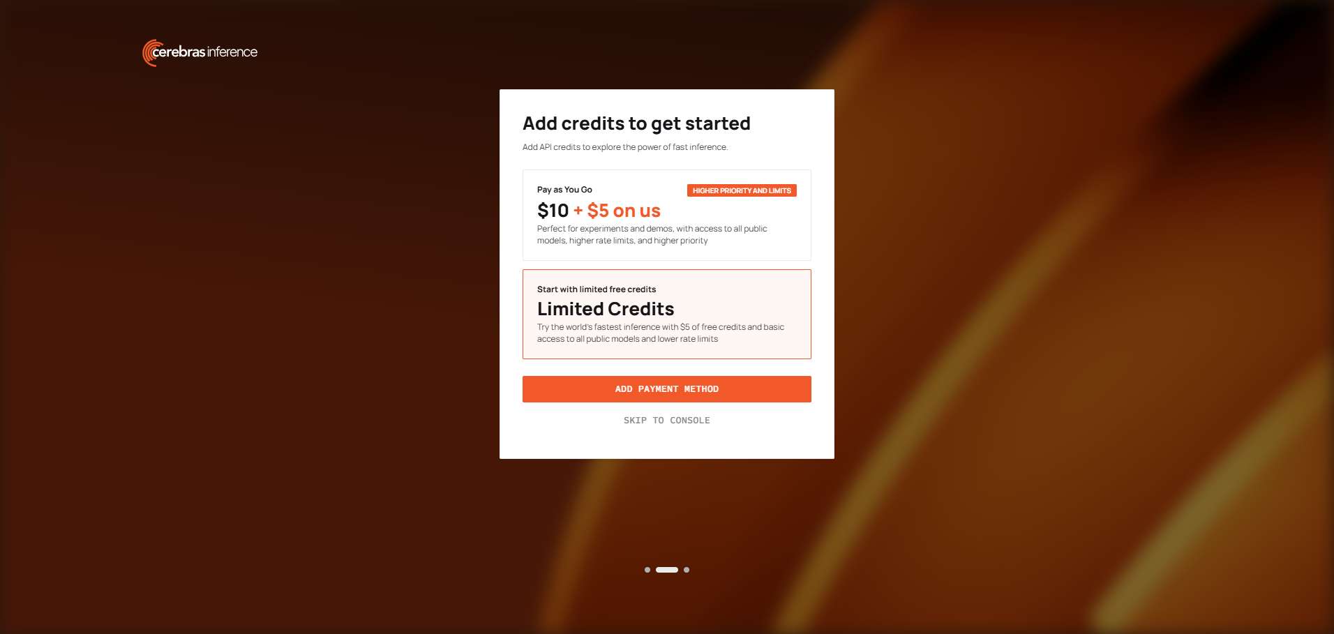 How to Sign Up for Cerebras and Claim the $5 Trial Credit (Card Required)